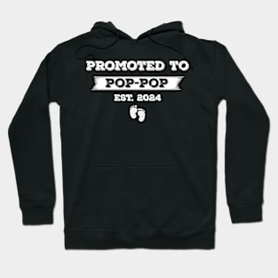 Promoted to Pop-pop Est. 2024 New Pop-pop Hoodie